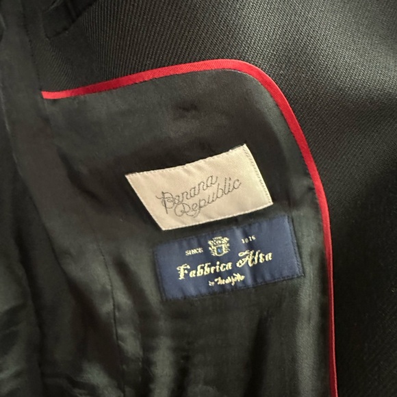 Banana Republic Lido Italian Wool Suit sz 16 - Picture 3 of 8